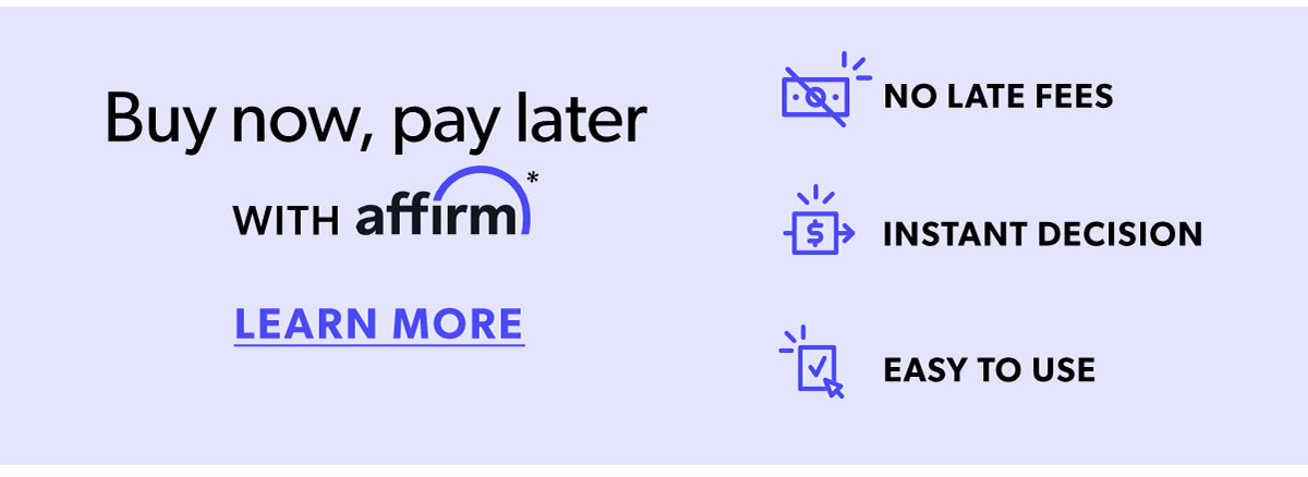 Buy Now, Pay Later With Affirm