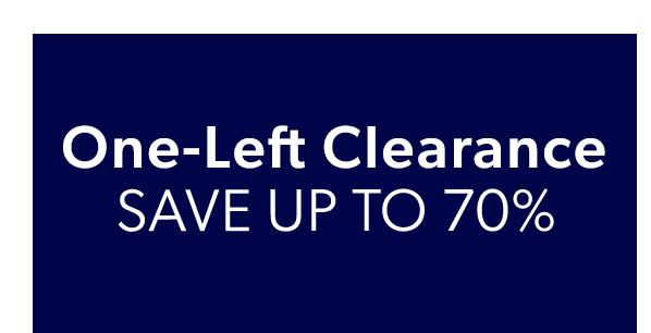 One-Left Clearance