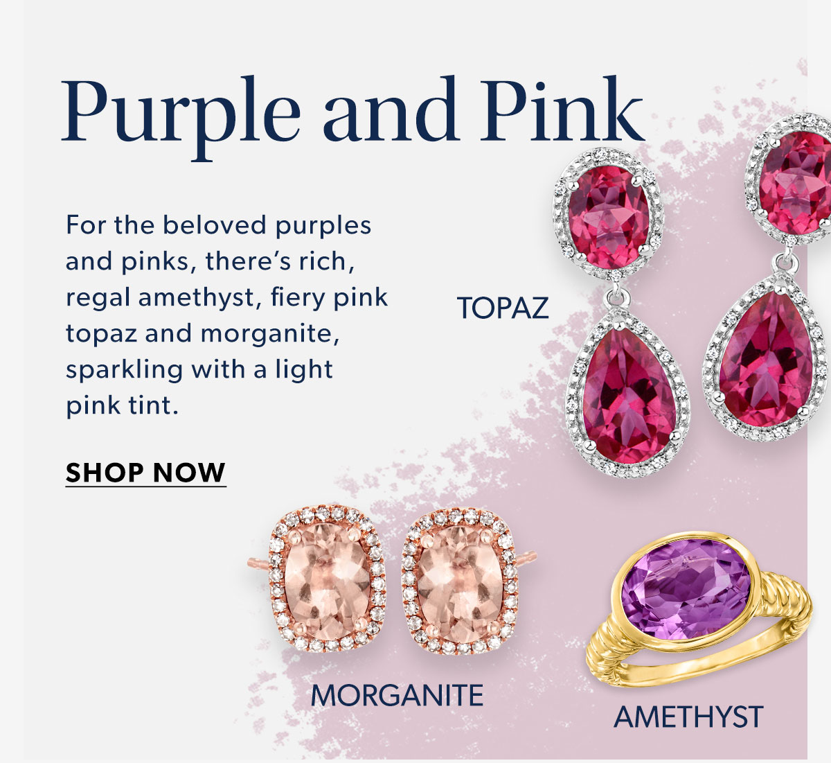Purple and Pink. Shop Now