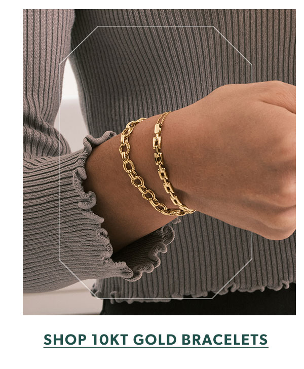 Shop 10kt Gold Bracelets