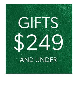 Gifts $249 and Under