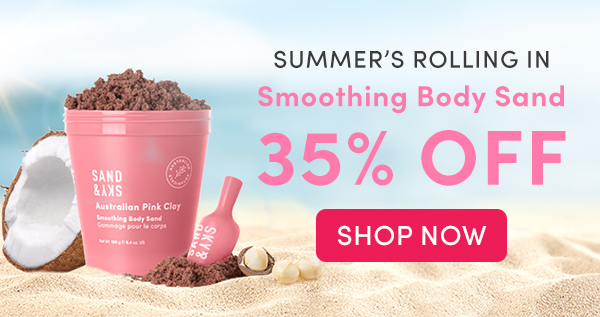 Smoothing body sand. Shop Now.