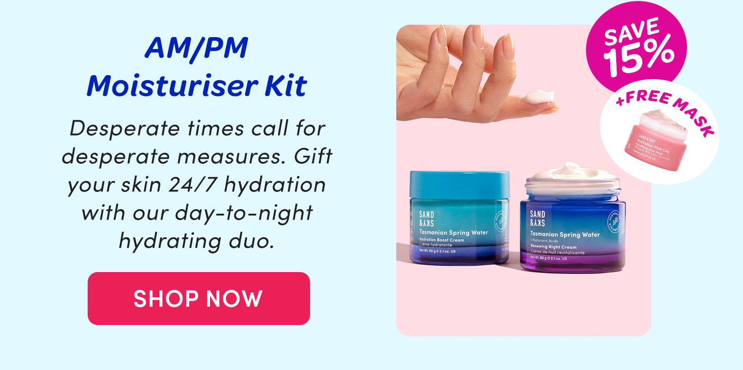 Save 20% + Free Mask: AM/PM Moisturiser Kit