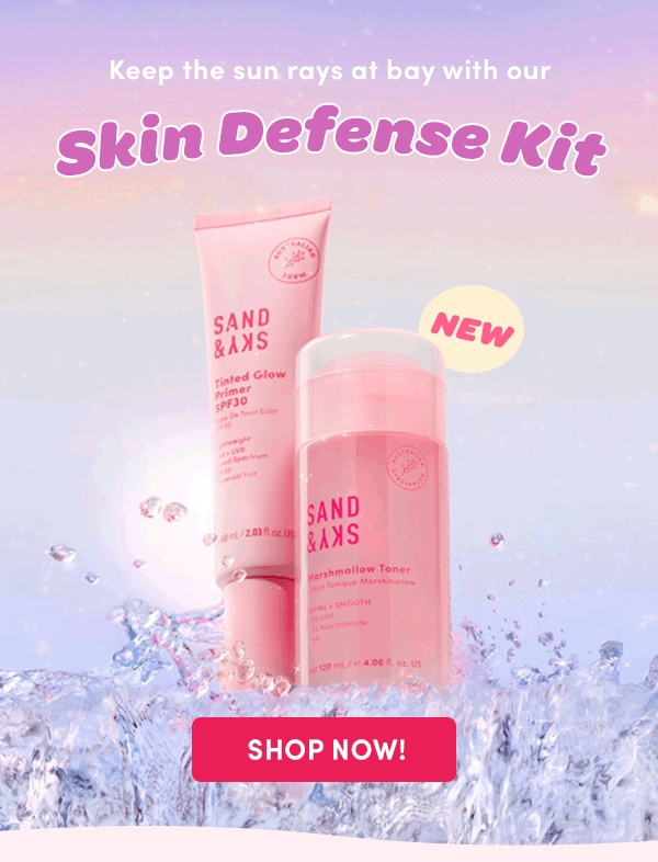 Our 1st SPF Kit is here Skin Defense Kit Sand and Sky