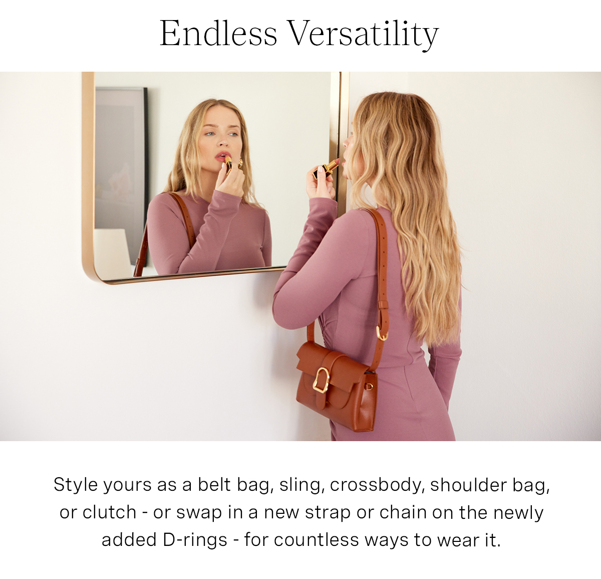 Word of the day: VERSATILITY. With the Aria Belt Bag, you're