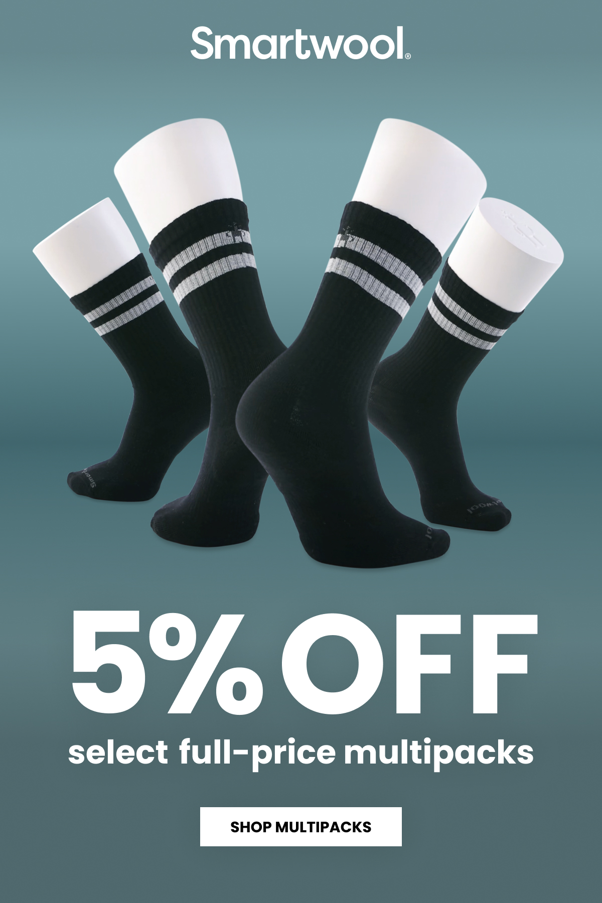 5% off select full-price multipacks.