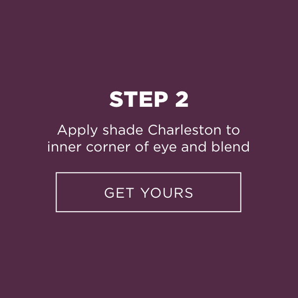 Apple shade Charleston in inner corner and blend.
