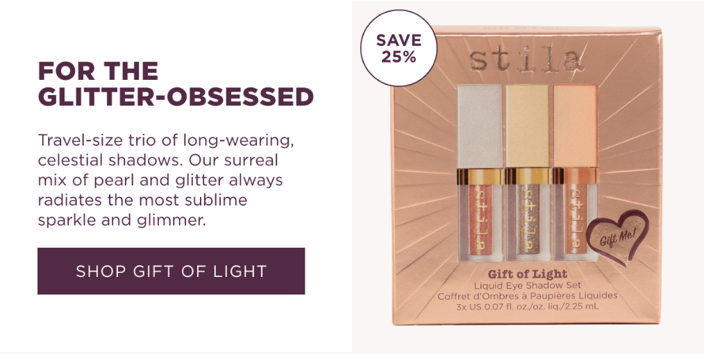 For the glitter-obsessed | Shop Gift of Light