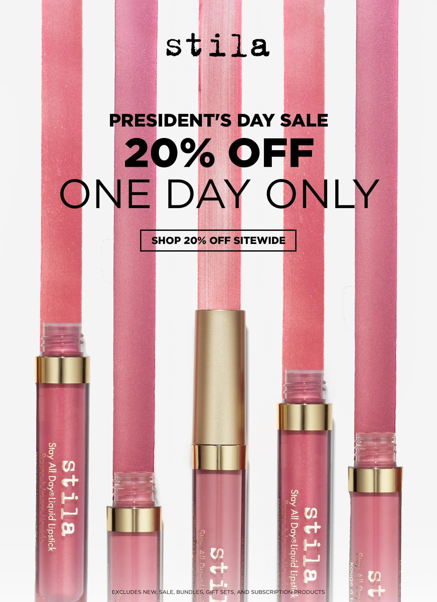 20% off - one day only