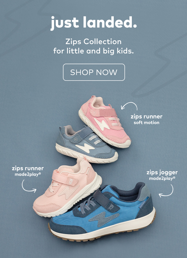 just landed. Zips Collection for little and big kids. shop now.