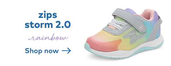 zips storm 2.0. rainbow. shop now -->