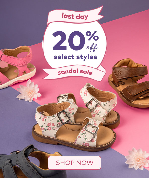 annual sandal sale