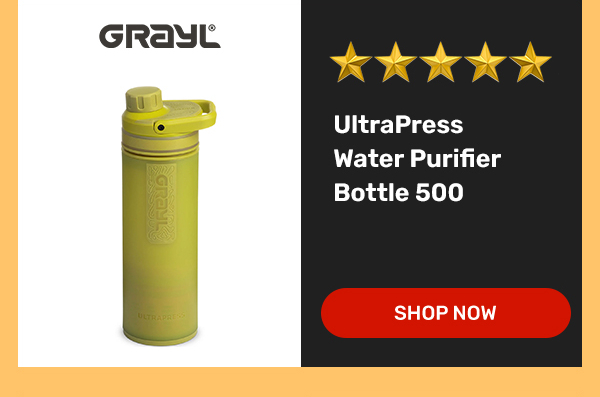 Grayl UltraPress Water Purifier Bottle 500