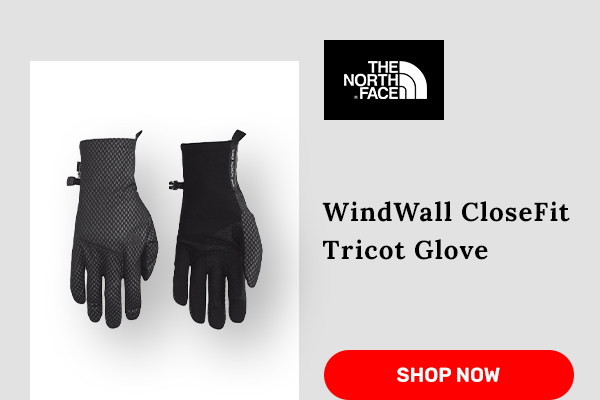 The North Face WindWall CloseFit Tricot Glove