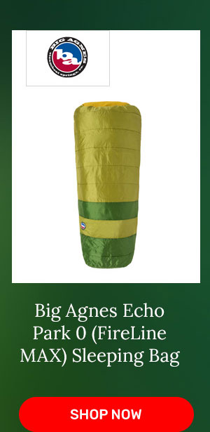 Big Agnes Echo Park 0 (FireLine MAX) Sleeping Bag