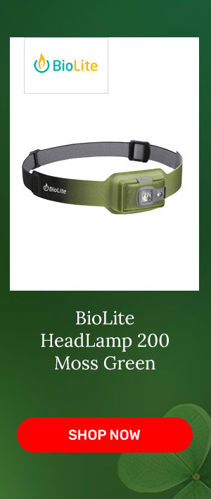 BioLite HeadLamp 200 Moss Green