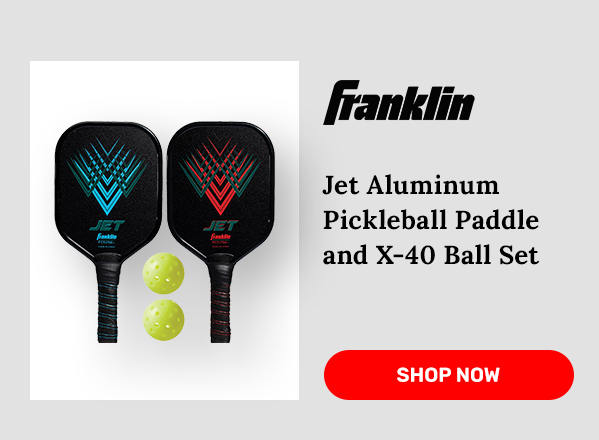 Franklin Jet Aluminum Pickleball Paddle and X-40 Ball Set | Shop Now