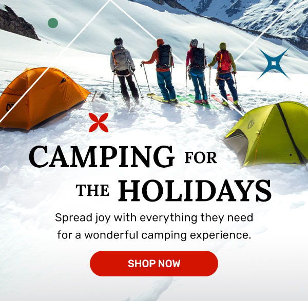 Camping for the Holidays | Shop Now