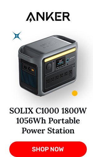 Anker SOLIX C1000 1800W 1056Wh Portable Power Station | Shop Now