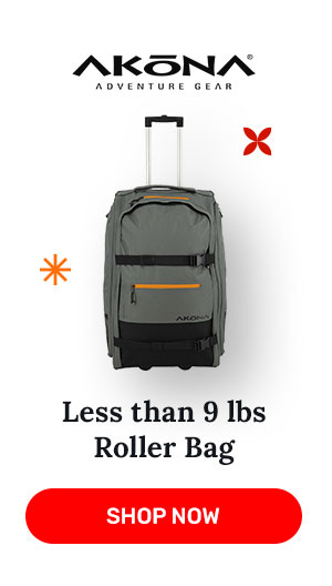 Akona Less than 9 lbs Roller Bag | Shop Now