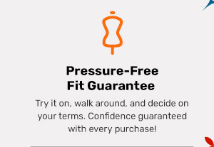 Pressure-Free Fit Guarantee