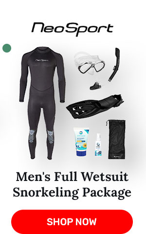 Blue Reef NeoSport Men's Full Wetsuit Snorkeling Package | Shop Now