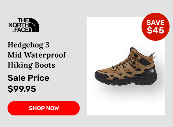 The North Face Hedgehog 3 Mid Waterproof Hiking Boots | Shop Now