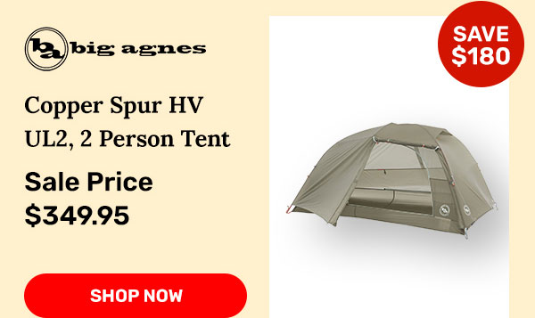 Big Agnes Copper Spur HV UL2, 2 Person Tent | Shop Now