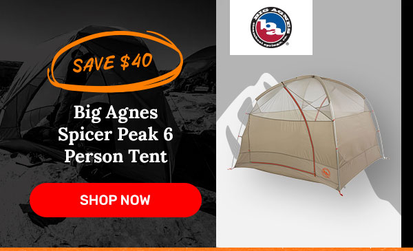 Big Agnes Spicer Peak 6 Person Tent