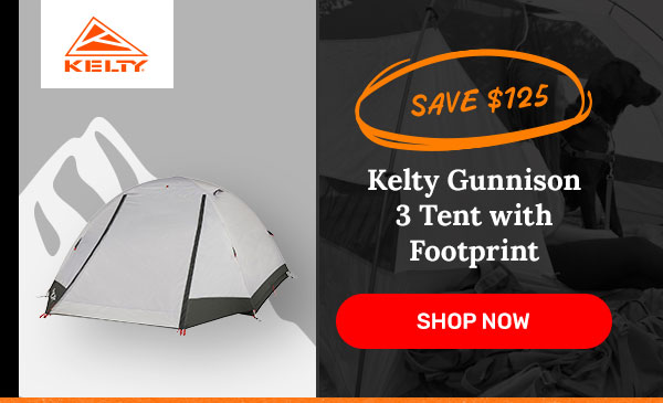 Kelty Gunnison 3 Tent with Footprint