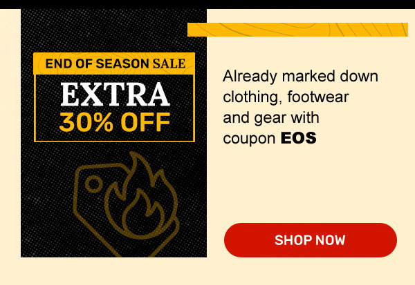 Extra 30% OFF | Shop Now