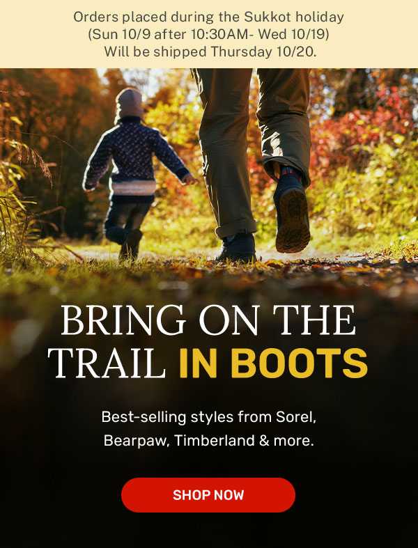 Bring on the Trail in Boots