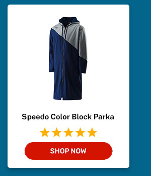 Speedo Color Block Parka, Unisex 3X-Small Navy