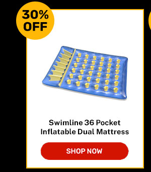 Swimline 36 Pocket Inflatable Dual Mattress 