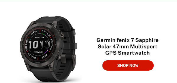 Garmin fenix 7 Sapphire Solar 47mm Multisport GPS Smartwatch Gray DLC Titanium 