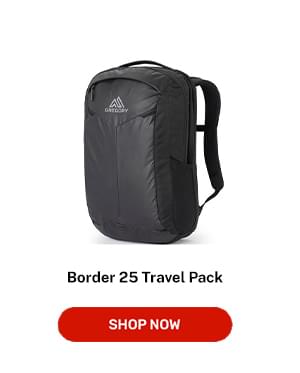 Gregory Border 25 Travel Pack Total Black