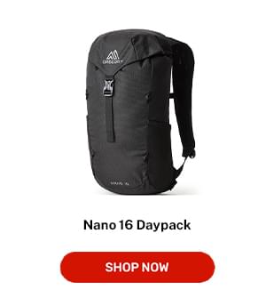 Gregory Nano 16 Daypack Obsidian Black