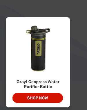 Grayl Geopress Water Purifier Bottle Black Camo