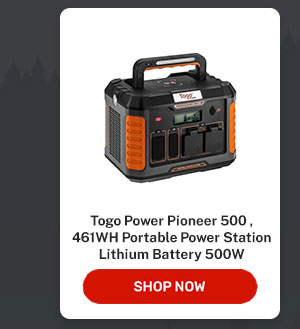 Togo Power Pioneer 500 (500W/461Wh) Portable Power Station