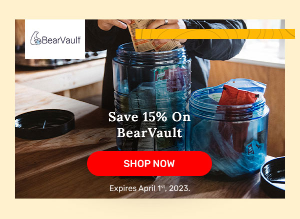 Save 15% On BearVault | Shop Now