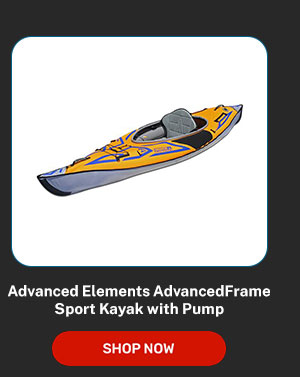 Advanced Elements AdvancedFrame Sport Kayak with Pump, Orange