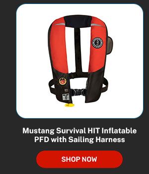  Mustang Survival HIT Inflatable PFD with Sailing Harness 