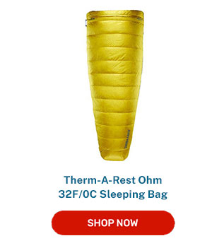 Therm-A-Rest Ohm 32F/0C Sleeping Bag, Regular