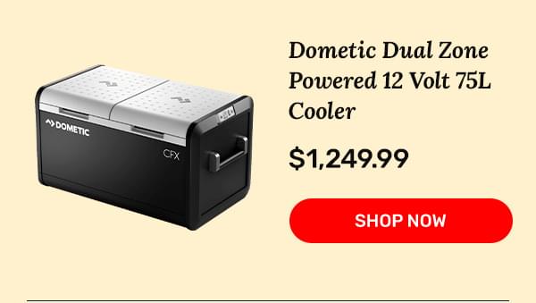 Dometic Dual Zone Powered 12 Volt 75L Cooler