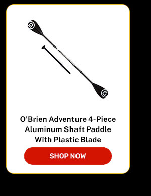 O'Brien Adventure 4-Piece Aluminum Shaft Paddle