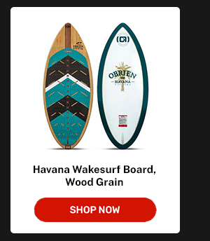 O'Brien Havana Wakesurf Board, Wood Grain