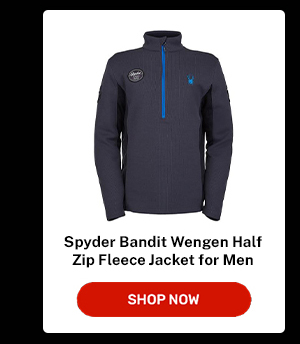 Spyder Bandit Wengen Half Zip Fleece Jacket