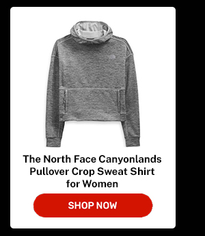 The North Face Canyonlands Pullover Crop Sweat Shirt