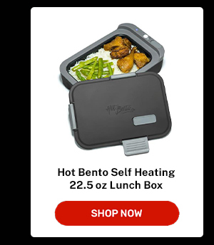 Hot Bento Self Heating 22.5 oz Lunch Box Black