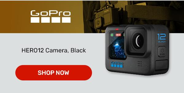 GoPro HERO12 Camera, Black